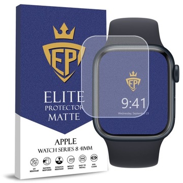 FOLIA MATOWA DO APPLE WATCH SERIES 8 41MM HYDROŻELOWA BRAK ODCISKÓW 4w1
