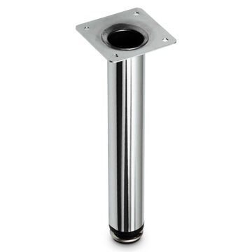 NOGA NÓŻKA MEBLOWA CHROM NÓŻKA DO MEBLI NÓŻKA POD SZAFKĘ Z REGULACJĄ H20CM