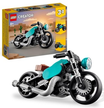 LEGO CREATOR - MOTOCYKL VINTAGE 3 W 1 NR 31135