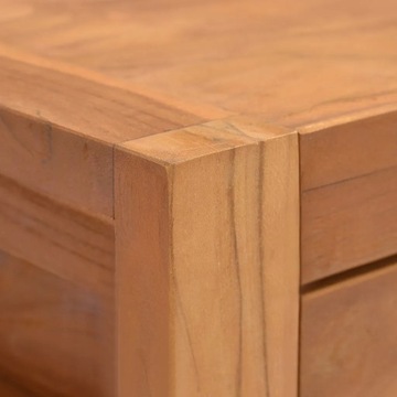 vidaXL Подставка под телевизор 120x40x45 см Массив тикового дерева