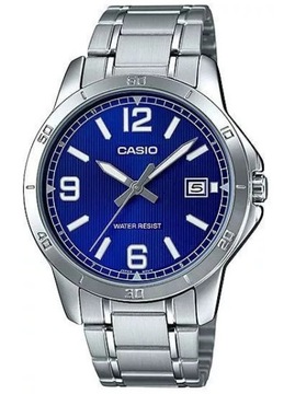 ZEGAREK MĘSKI CASIO MTP-V004D-2B (zd047g) + BOX +GRAWER