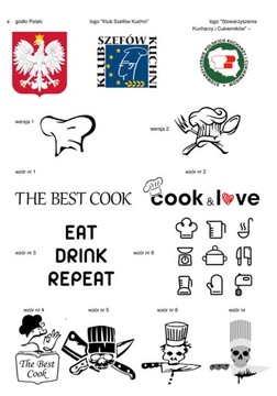 Черный поварской халат Chef Demeter