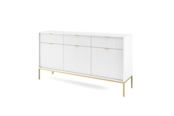 Komoda NOVA KSZ154 BIAŁY/ZŁOTY. Meble systemowe