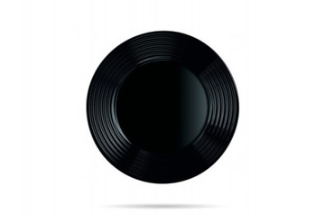 Тарелка 25 см черная HARENA LUMINARC