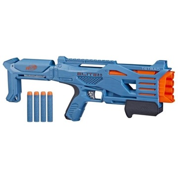 PISTOLET NERF ELITE 2.0 TETRAD QS-4 ZESTAW WYRZUTNIA + 4 STRZAŁKI F5026