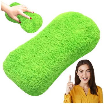 GĄBKA DO MYCIA AUTA SAMOCHODU Z MIKROFIBRY DUŻA XL