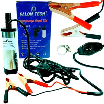Pompka pompa DO paliwa wody ropy CPN 3,8 cm 12V