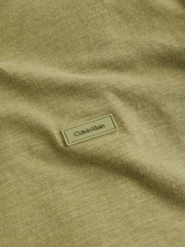 Męski T-Shirt Cotton Linen Calvin Klein Zielony M K10K111162 MMS