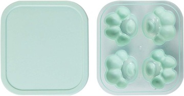 2x PLASTIKOWE FOREMKI DO LODÓW Z POKRYWKA PSIE ŁAPY ZESTAW