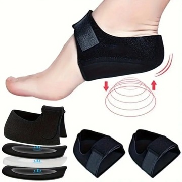 PODPIĘTKI NA OSTROGI PIĘTOWE SILIKONOWE WKŁADKI DO PIĘT OSŁONA BOLĄCE PIĘTY