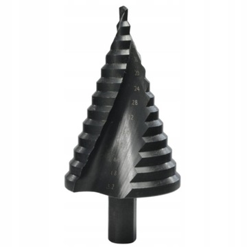 КОНУСНАЯ СТУПЕНЧАТАЯ СПИРАЛЬНАЯ СВЕРЛА РОЖДЕСТВЕНСКАЯ ЕЛКА РАЗВЕРТКА HSS ПО МЕТАЛЛУ 4-52 ММ