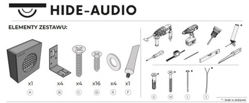 Klipsch PRO-180RPC LCR динамик + BackBox Hide-Audio