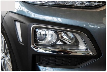 HYUNDAI KONA 2017+ ПЕРЕДНИЕ ГАЛОГЕННЫЕ НАКЛАДКИ