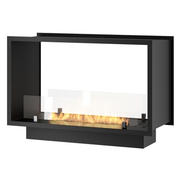 BIOKOMINEK DWUSTRONNY 2SIDE 835mm SLIM z szybą