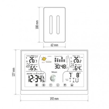ПОГОДНАЯ СТАНЦИЯ Метео МЕТЕОРОЛОГИЧЕСКИЙ ГИГРОМЕТР