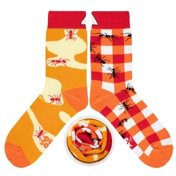 CUPOFSOX KOLOROWE SKARPETY W MRÓWKI 41-44