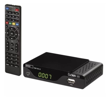 Декодер EMOS J6014 DVB-T2 EM190-S HD