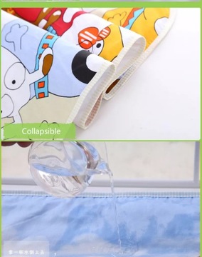 4 Size Baby Changing Mat Cartoon Cotton Waterproof Baby Sheet Changing Pad