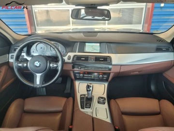 BMW Seria 5 F10-F11 Touring Facelifting 525d 218KM 2014 BMW Seria 5 GWARANCJA 525D xDrive POLIFT Zamiana RATY Udok. przebieg Pano, zdjęcie 10