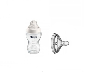 Butelka 340 smoczek średni i szybki Tommee Tippee