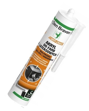 Akryl do Farb Lateksowych Den Braven BIAŁY 280ml