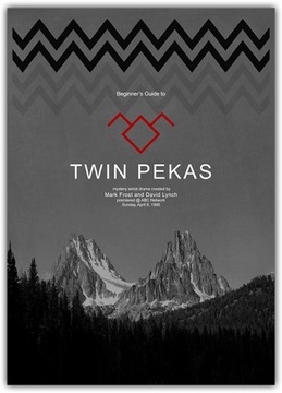 Plakat Twin Peaks 21x30 góry Las drzewa ZygZak serial telewizyjny