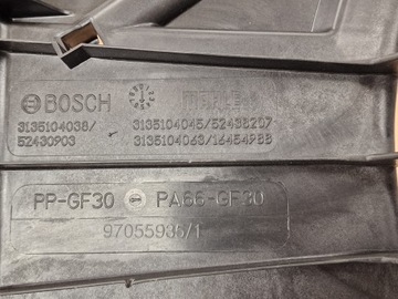 POUZDRO VENTILÁTOR OPEL ZAFIRA C ASTRA J CASCADA CHEVROLET CRUZE