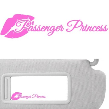 NAKLEJKA na lusterko Passenger Princess 11x2,5