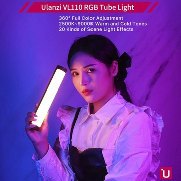 Светодиодная лампа для студийной фотографии Ulanzi VL110 RGB