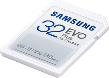 Карта памяти Samsung SDHC EVO Plus 2021 32 ГБ V10 U1 UHS-I (130 МБ/с)