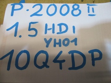 MOTOR PEUGEOT 2008 1.5HDI YH01 10Q4DP