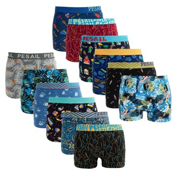6 x мужские боксеры красочный хлопок 3xl