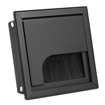Przepust kablowy, Przelotka 80x80mm - czarny