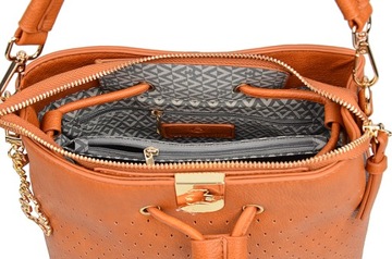 LuluCastagnette ЖЕНСКАЯ СУМКА, СУМКА MESSAGE, АЖУРНЫЙ РЕМЕНЬ