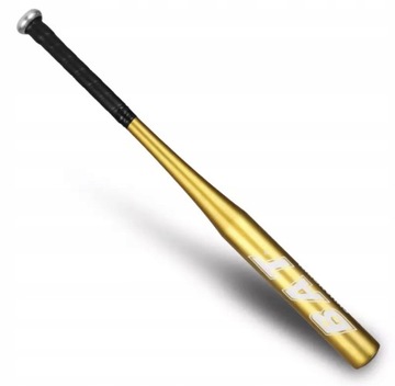 BASEBALLOWY ALUMINIOWY KIJ BEJSBOLOWY 74 CM GOLD