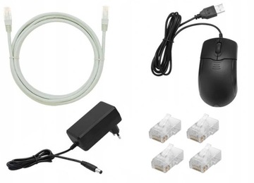 Zestaw Monitoringu IP PoE na skrętkę BCS Basic 3 Kamery + Rejestrator BCS