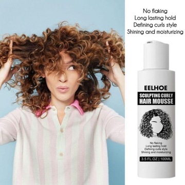 100ml Curl definiujący krem elastyna kręcone włosy