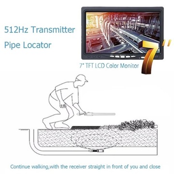 10-дюймовый ЖК-монитор 22 мм, промышленный видеоэндоскоп для проверки канализационных труб