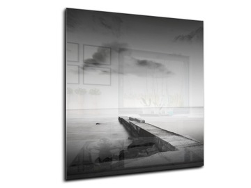 panel szklany między meble dekor 60x70 molo