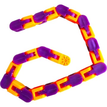 IMNPEOPS ЗМЕЯ ЦЕПЬ СЕНСОРНАЯ АНТИСТРЕССОВАЯ ИГРУШКА-ЦЕПЬ-ПАЗЗЛ