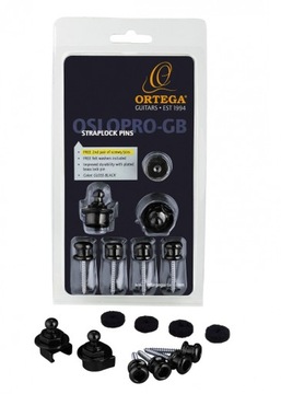 Ortega OSLOPRO-GB Gloss Black strap lock