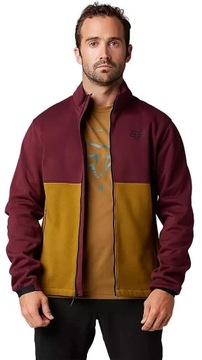 bluza Fox Ranger Fire Crew Zip - Dark Maroon