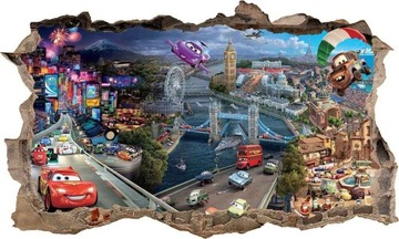 Naklejka Plakat AUTA CARS 3D XXXXXL 166x100cm Nr10