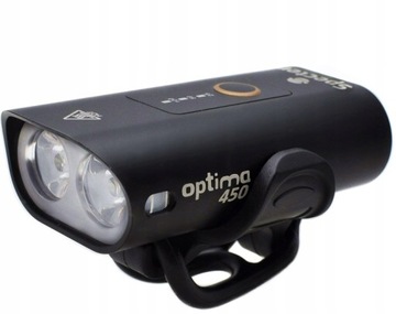 Комплект светодиодных фонарей BIKE Optima450 USB спереди + сзади