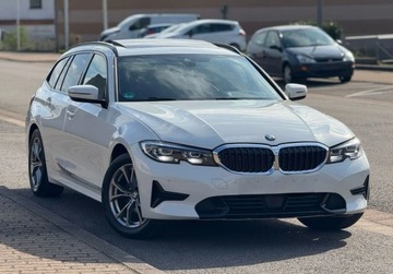 BMW Seria 3 G20-G21 Touring 2.0 320d 190KM 2022 BMW Seria 3 Bezwypadkowa Serwisowana 1-Wlasciciel M-HEV Ledy Panorama Asys, zdjęcie 1