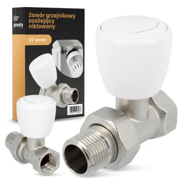 Прямой радиаторный клапан 1/2 головки радиатора