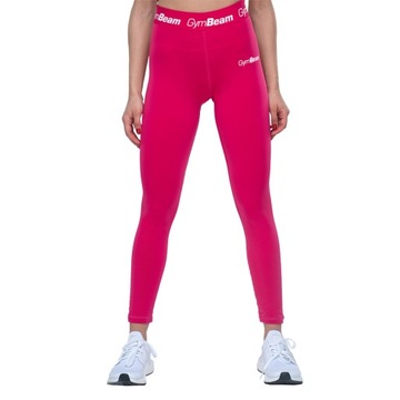 MODNE LEGGINSY DAMSKIE FITNESS FUKSJA - GymBeam M