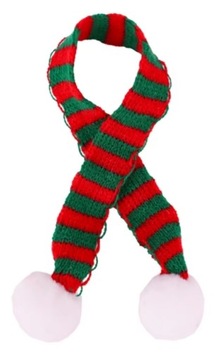 ŚWIĄTECZNE UBRANKO SZAL SZALIK DLA LALKI 28-30cm BOŻE NARODZENIE