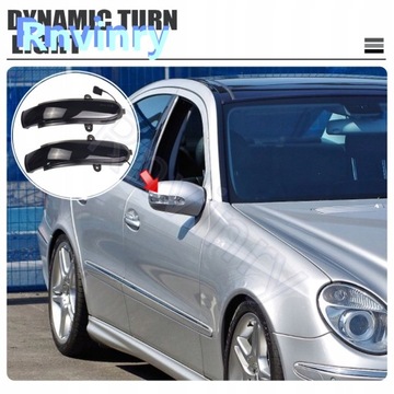 MERCEDES BENZÍN E TŘÍDA W211 S211 02-07 LAMPA ZRCÁTKO
