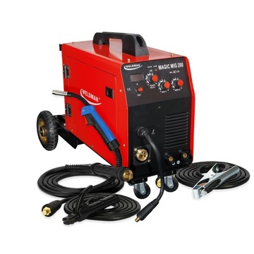 Spawarka migomat MIG MAG MMA 230V FLUX 220A WELDMAN Magic MIG 200